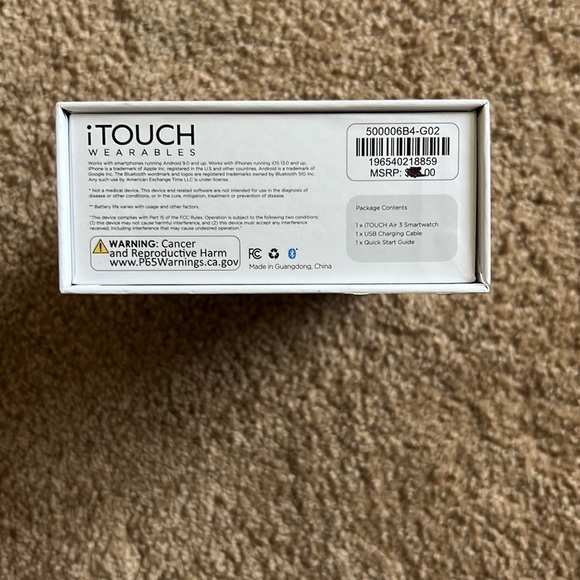 NEW iTouch Wearables Air 3 Smart Watch - Picture 3 of 6